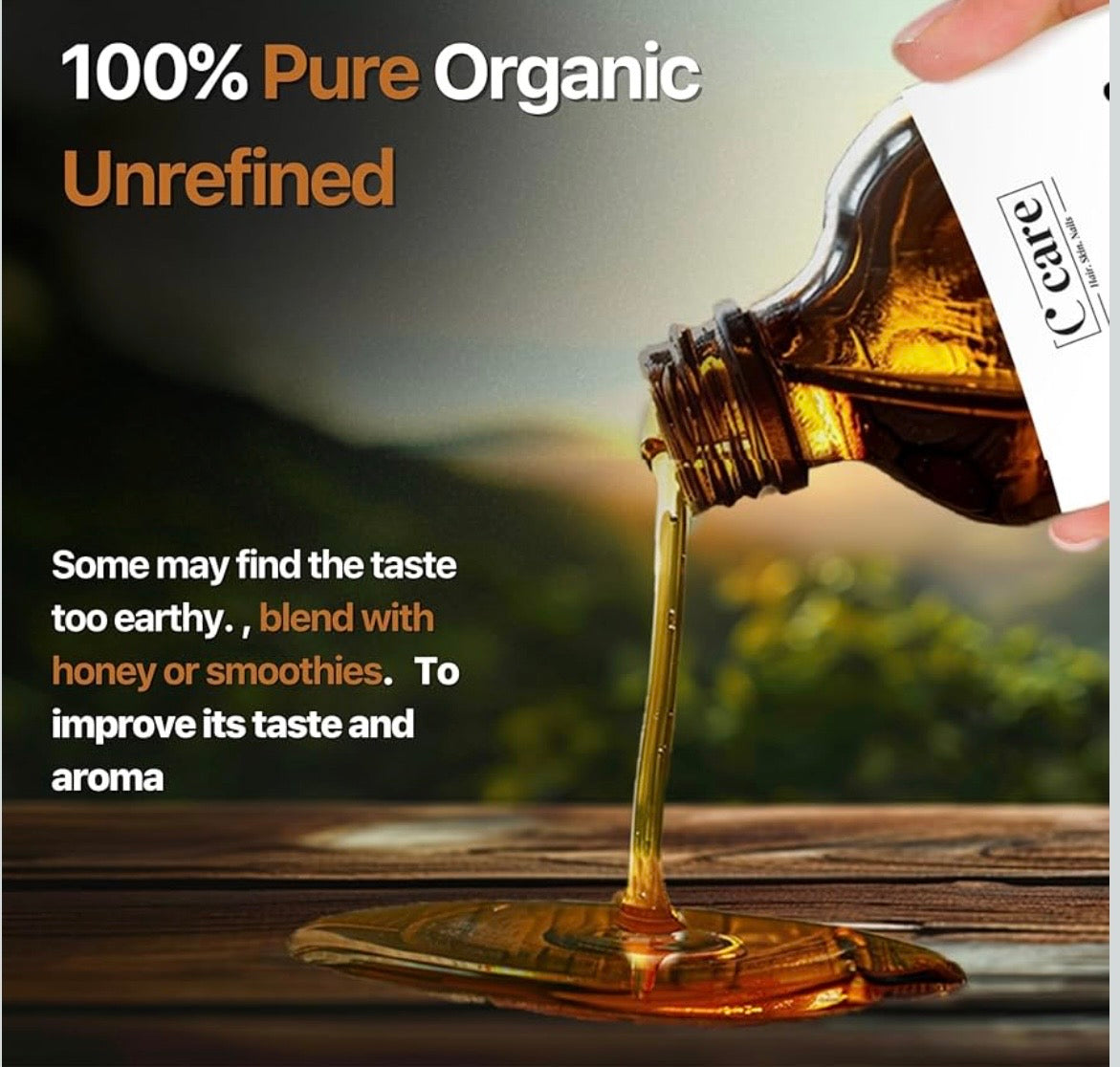 Black Seed Oil Organic Unrefined Cold Pressed USDA Certified - High Thymoquinone 8 Fl Oz
