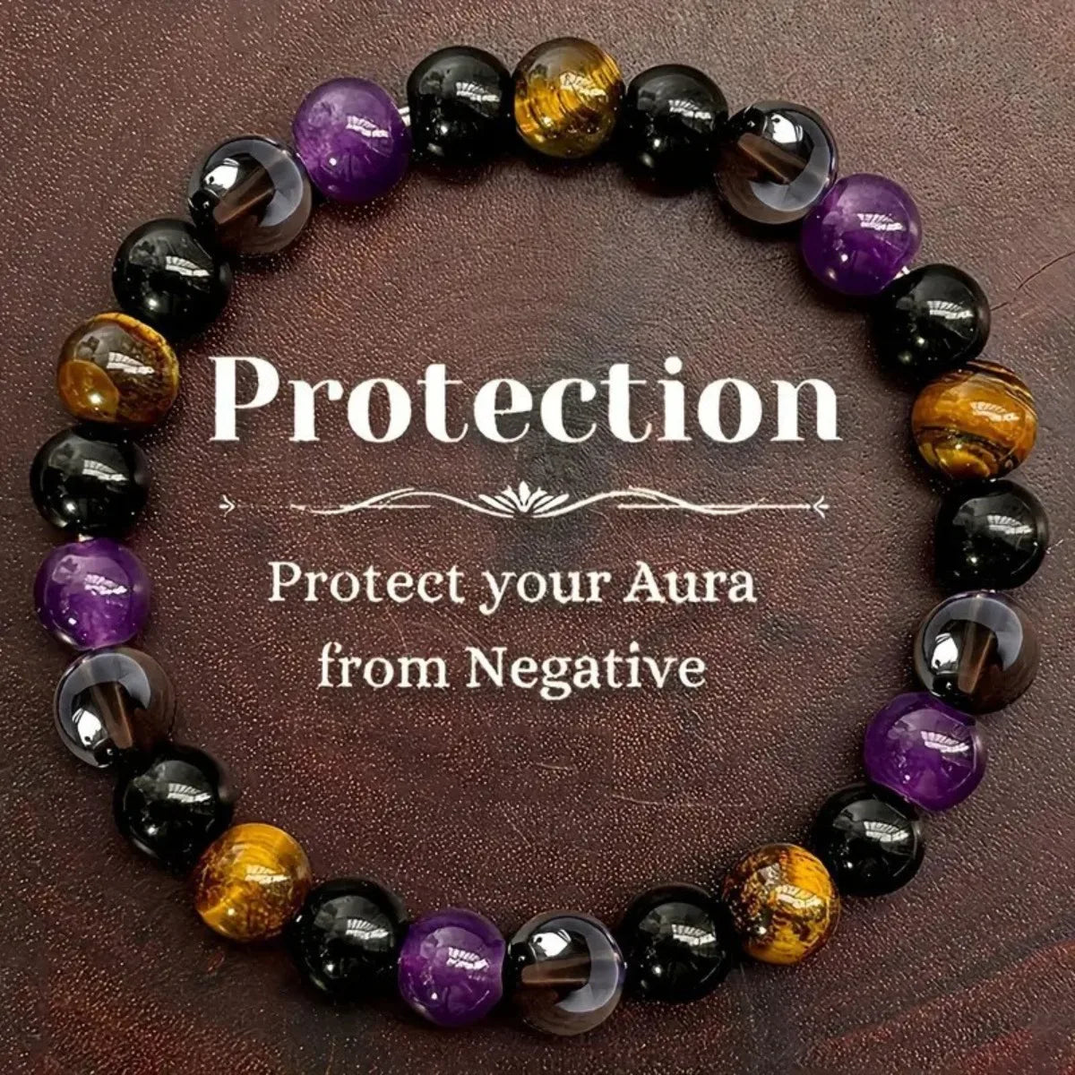 Crystal Bracelets Turquoise - Amethyst - Quartz Natural Stone Aura Balancing Sleep Bracelet for Women Men Jewelry