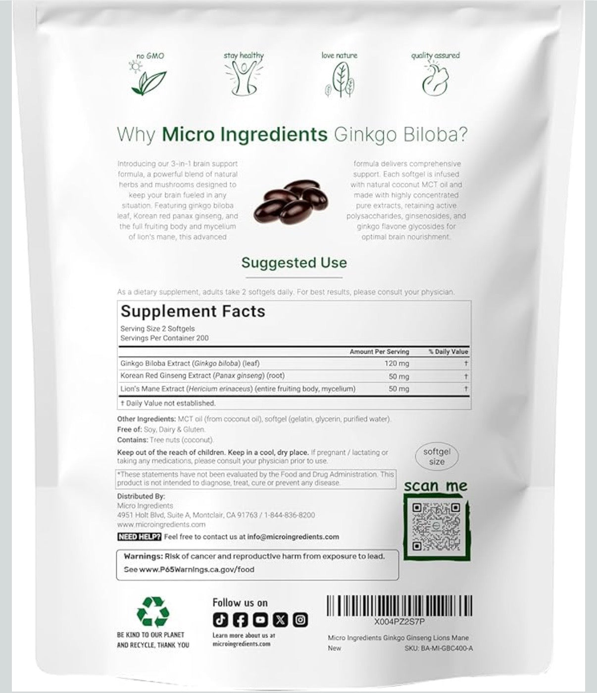 Ginkgo Biloba with Ginseng