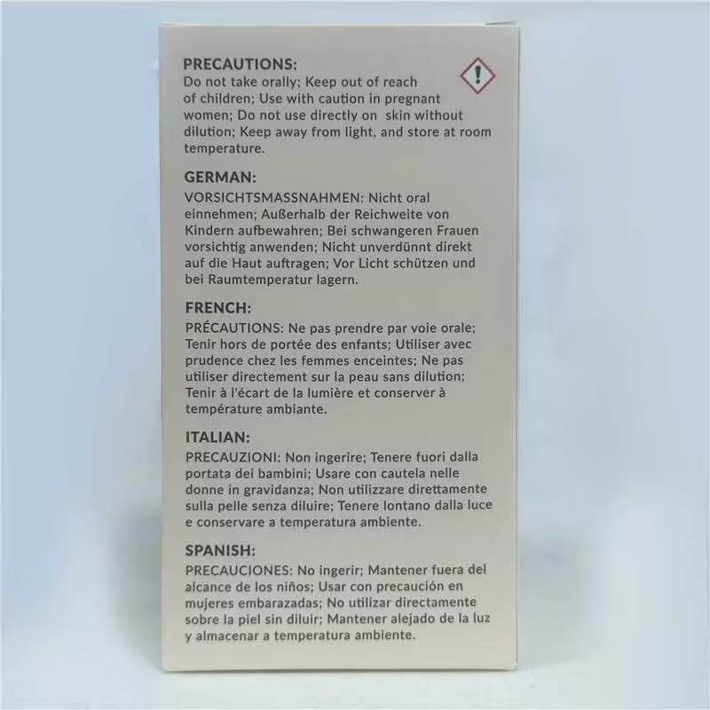 Clary Sage Essential Oil for Anxiety Relief, Plus Powerful Antioxidant that Contains Sclareol Which Suppresses Various Types of Cancer Cells, including Lung, Colon & Breast Cancers,