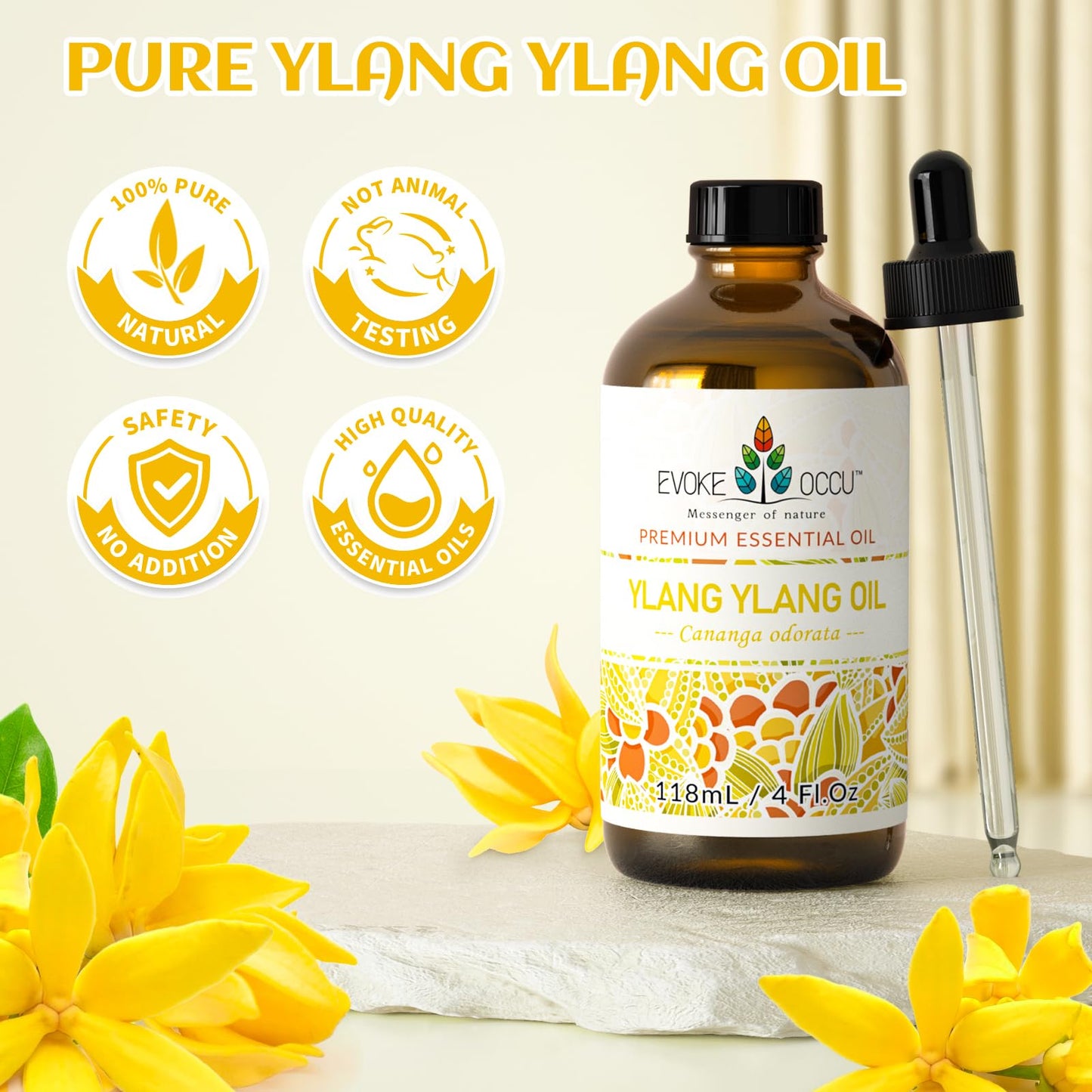 Clary Sage Essential Oil for Anxiety Relief, Plus Powerful Antioxidant that Contains Sclareol Which Suppresses Various Types of Cancer Cells, including Lung, Colon & Breast Cancers,