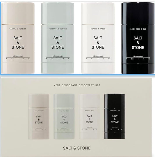 Salt & Stone Aluminum Free Deodorant 4 Pack