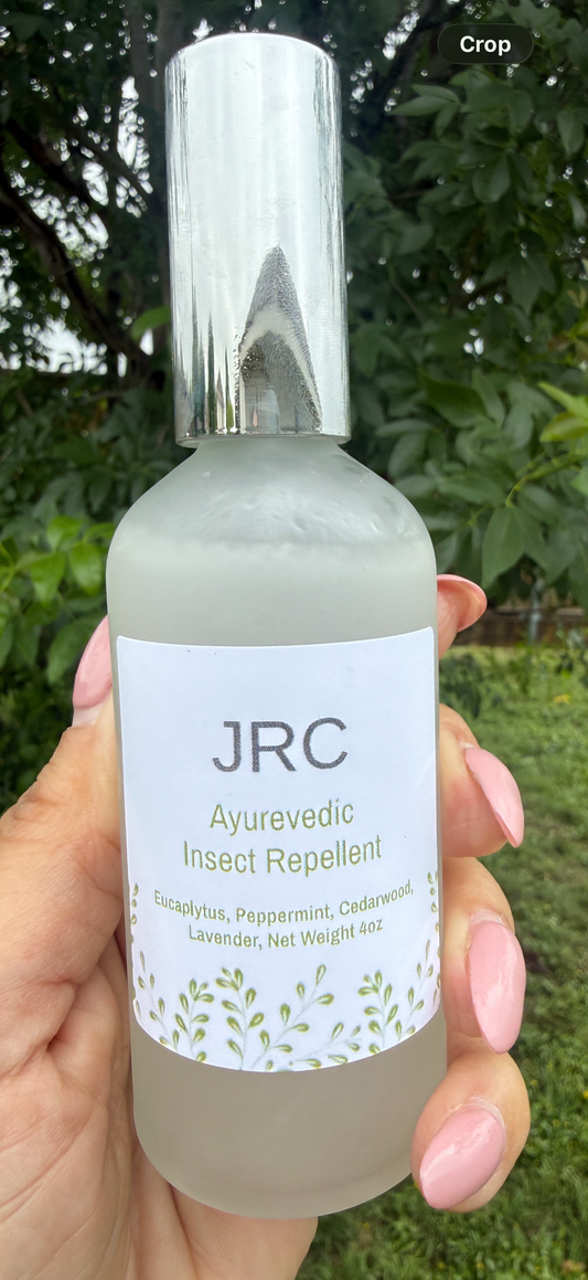 Insect Ayurvedic Repellent 4oz - Free of Chemicals and Toxins. Safely Repels Insects Such as Ticks, Fleas and Mosquitoes