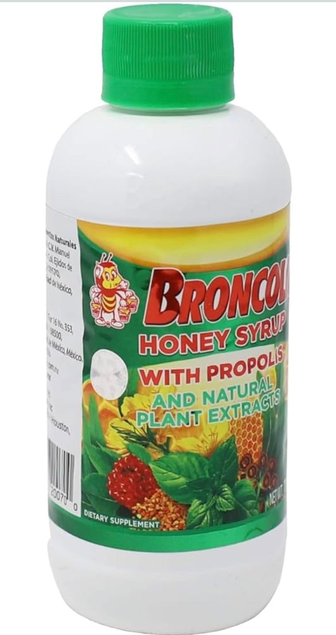 Broncolin Honey Syrup With Mullien. For Cough, Cold & Respiratory Wellness