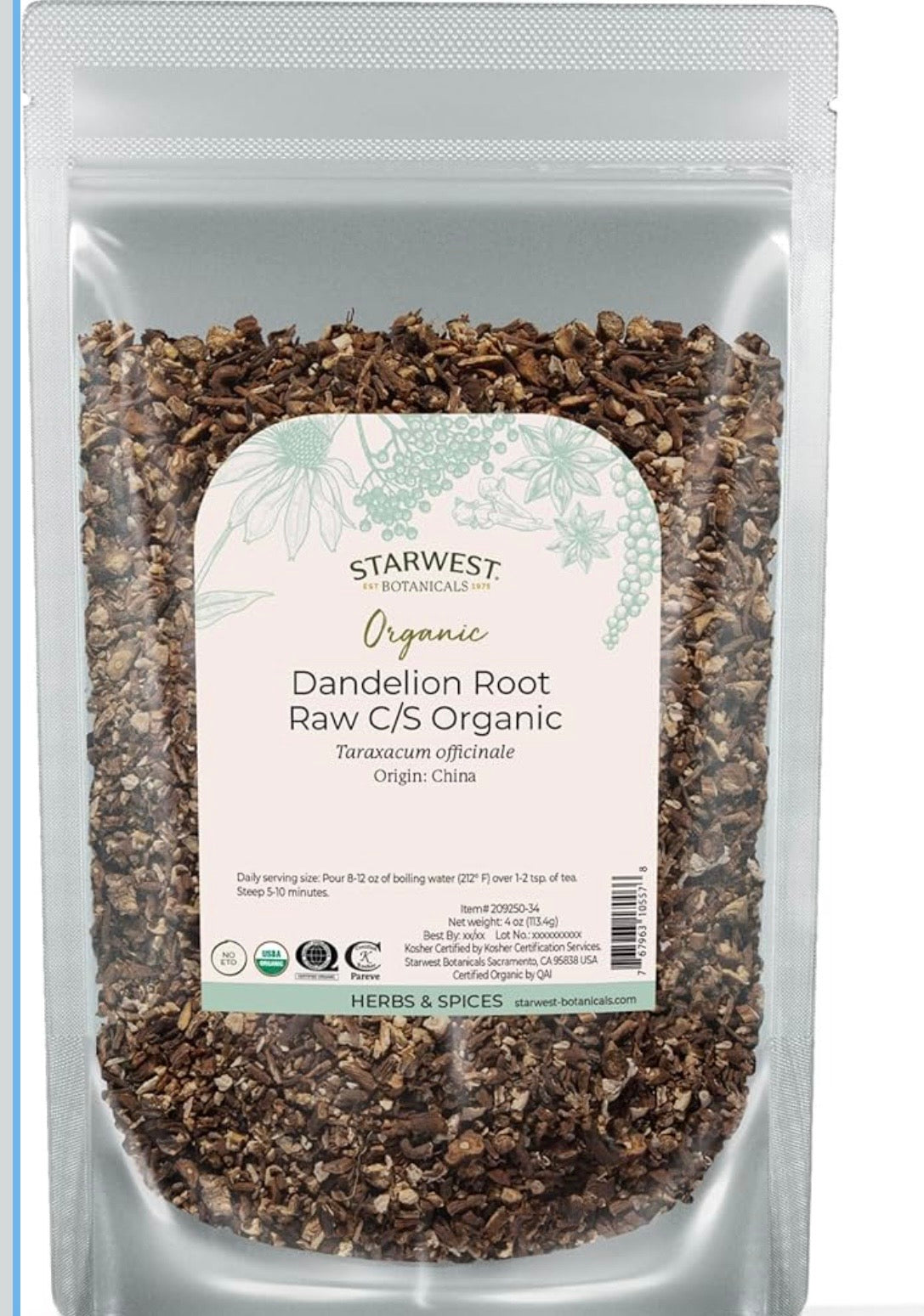 Dandelion Root Tea