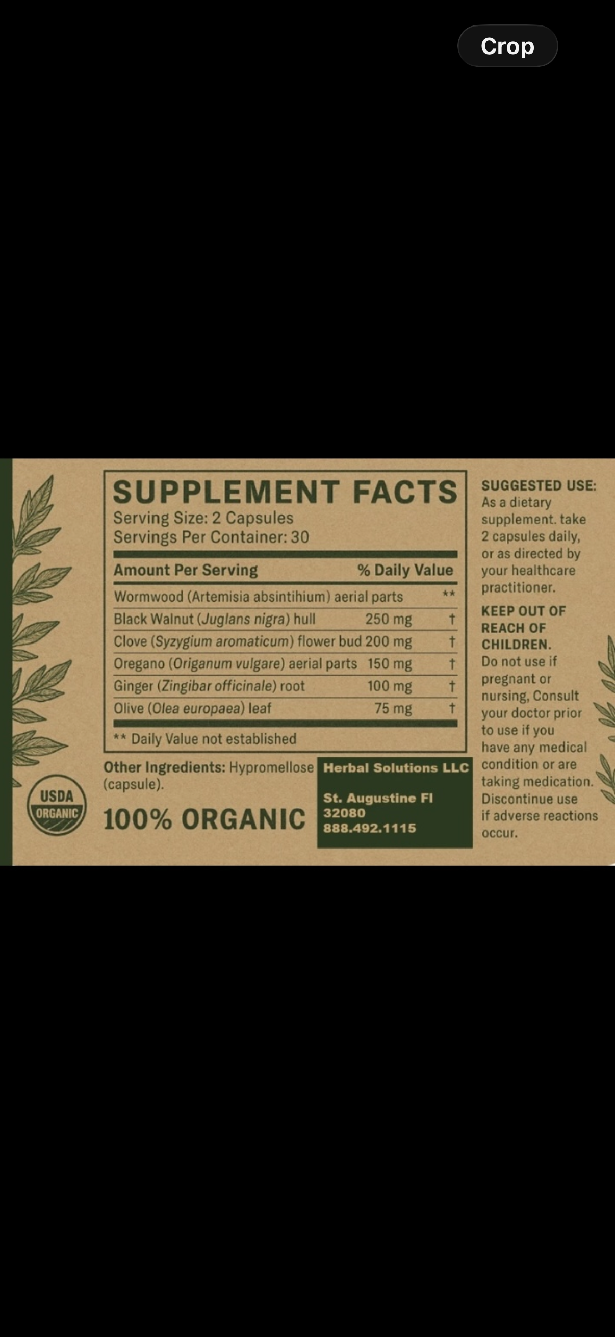 Para Reset Pro - Parasite Detox - Ginger Root, Olive Leaf, Oregano, Wormwood, Black Walnut & Clove