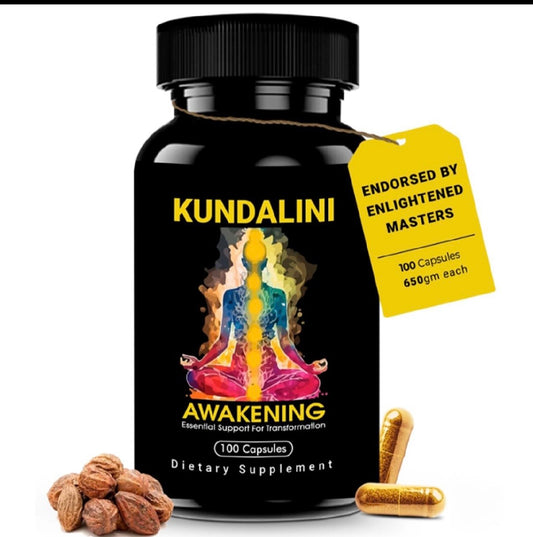 Kundalini Awakening - Third eye Activation Herbal Supplement - Ayurvedic Herbal Blend with Ashwagandha, Bacopa, Tulsi and Haritaki - Supports Spiritual Growth, Chakra Activation, Meditaion & Higher Consciousness