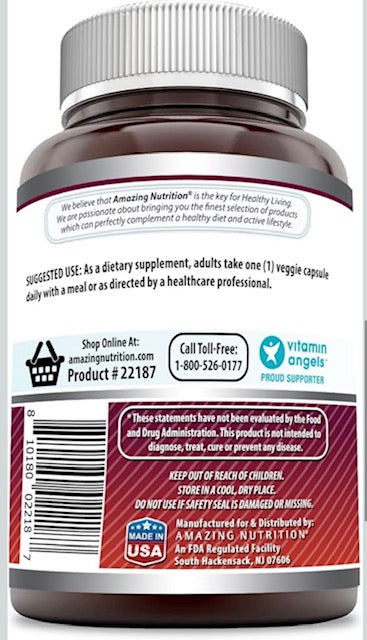 Quercetin 500mg 120 Veggie Capsules Non GMO, Gluten Free