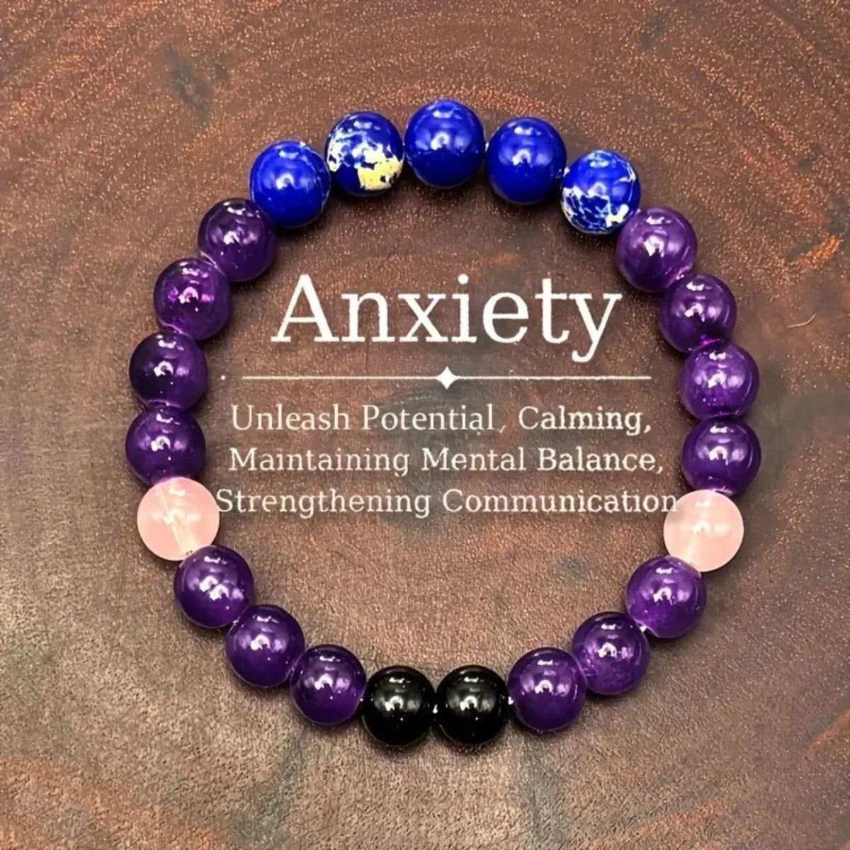 Crystal Bracelets Turquoise - Amethyst - Quartz Natural Stone Aura Balancing Sleep Bracelet for Women Men Jewelry