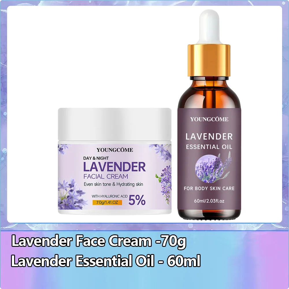 Organic Lavender Essential Oil 100% Pure Aromatherapy for Sleep & Stress Relief, Skin