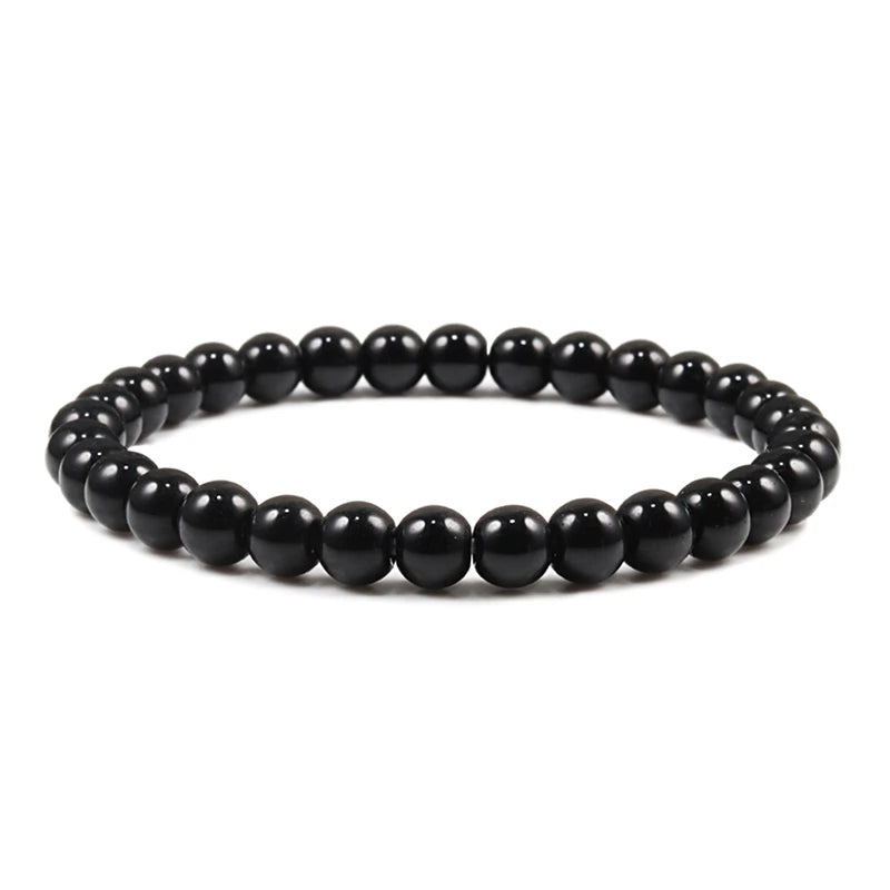 Natural Stone Beads Bracelets Volcanic Lava Tiger Eye Beads Yoga Esoteric Jewelry.