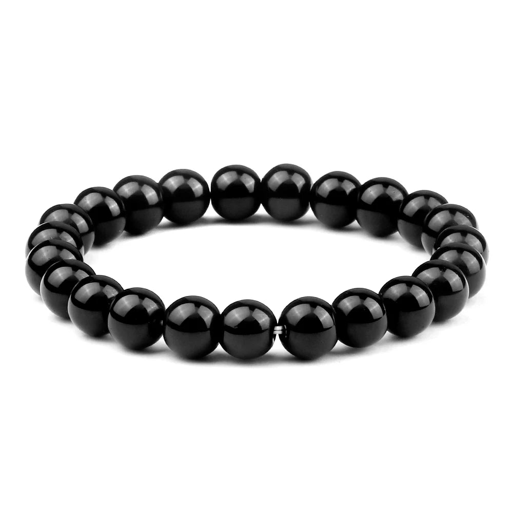 Natural Stone Beads Bracelets Volcanic Lava Tiger Eye Beads Yoga Esoteric Jewelry.