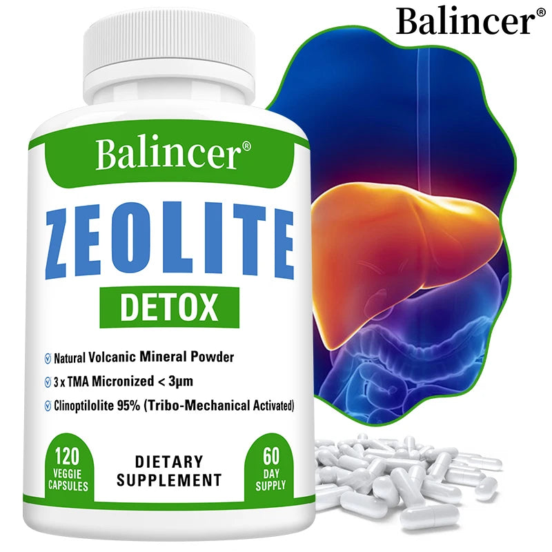 Zeolite Is A Pure Natural Binder Mineral That Supports Kidneys, Digestive System Health, Enhances Immunity, and Removes Toxins and heavy metals