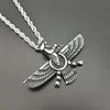 Ahura Mazda Light and Fire of Truth Amulet Pendant Necklaces for Men
