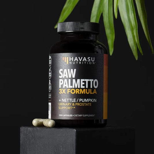 Saw Palmetto Blend, Pumpkin Seed Extract, Prostate Supplement, Prostate Support, Prostate and Urinary Health, 120 Capsules