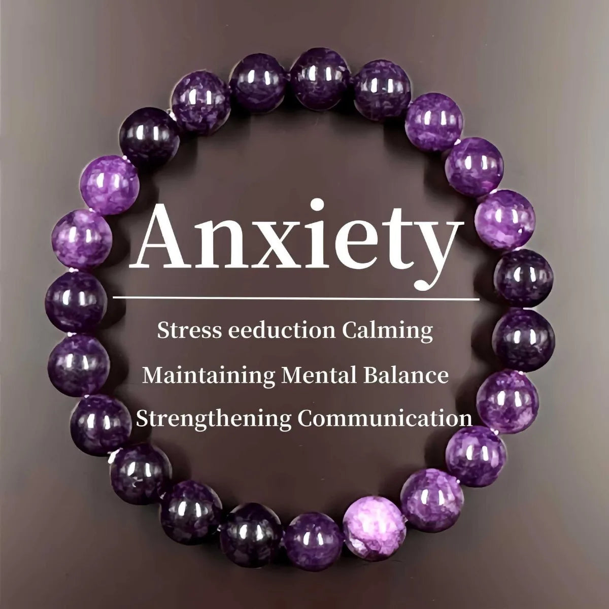 Crystal Bracelets Turquoise - Amethyst - Quartz Natural Stone Aura Balancing Sleep Bracelet for Women Men Jewelry