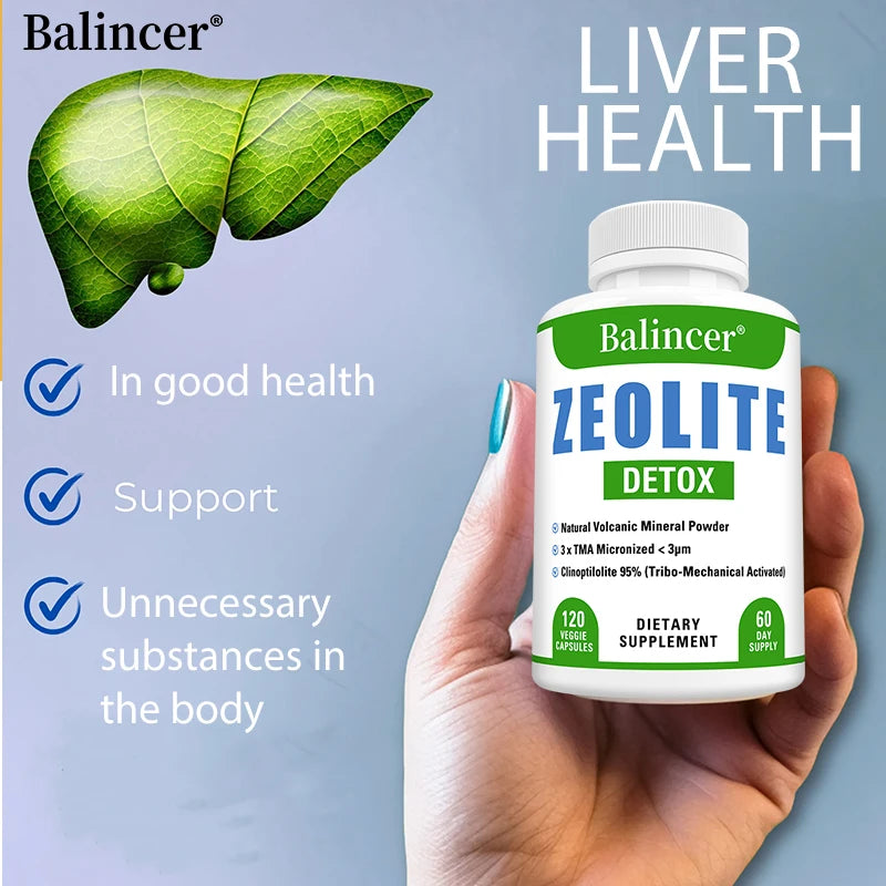 Zeolite Is A Pure Natural Binder Mineral That Supports Kidneys, Digestive System Health, Enhances Immunity, and Removes Toxins and heavy metals