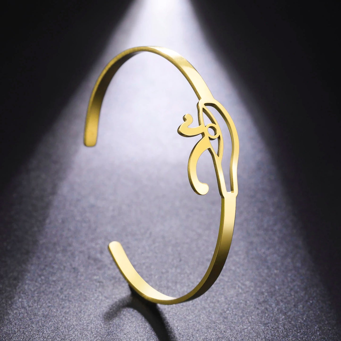 Eye of Horus Bracelet Stainless Steel Women Cuff Bangle Protection Amulet Jewelry.