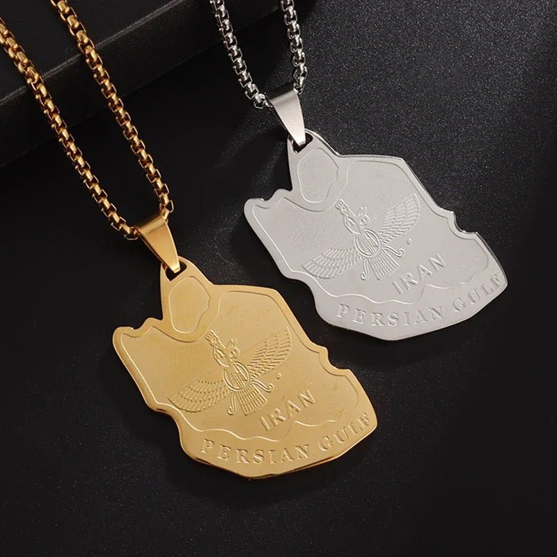 Ahura Mazda Light and Fire of Truth Amulet Pendant Necklaces for Men