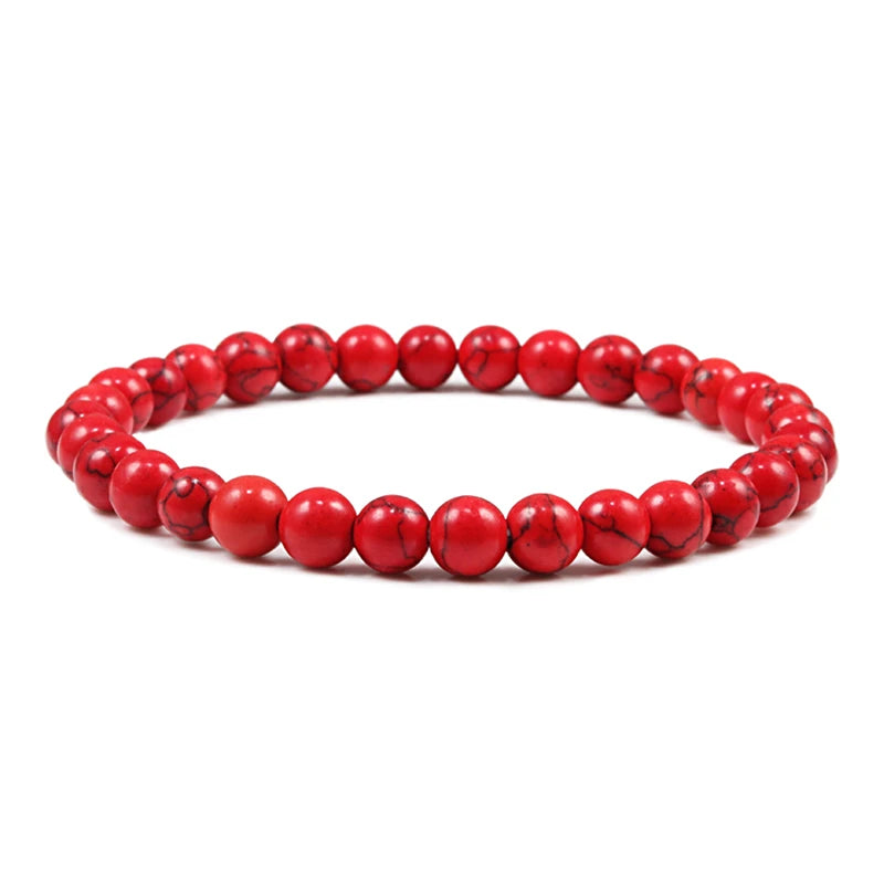 Natural Stone Beads Bracelets Volcanic Lava Tiger Eye Beads Yoga Esoteric Jewelry.