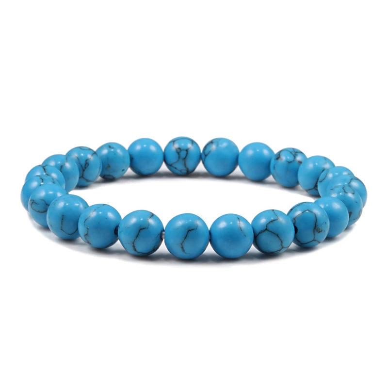 Natural Stone Beads Bracelets Volcanic Lava Tiger Eye Beads Yoga Esoteric Jewelry.