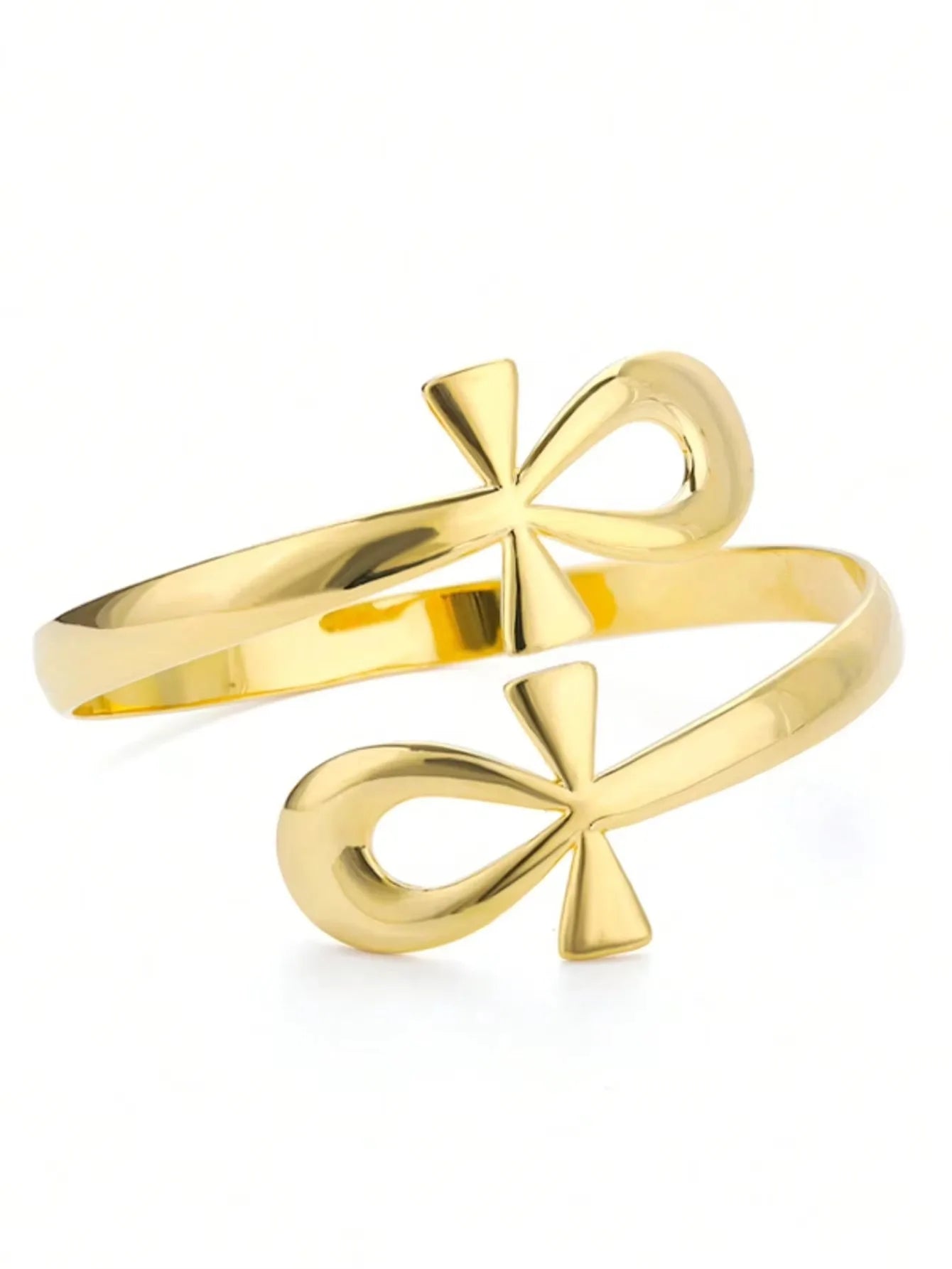 Stainless Steel Egyptian Cuff Bracelet for Women  Eye Ankh Cross Queen EsotericBracelet Bangles Vintage