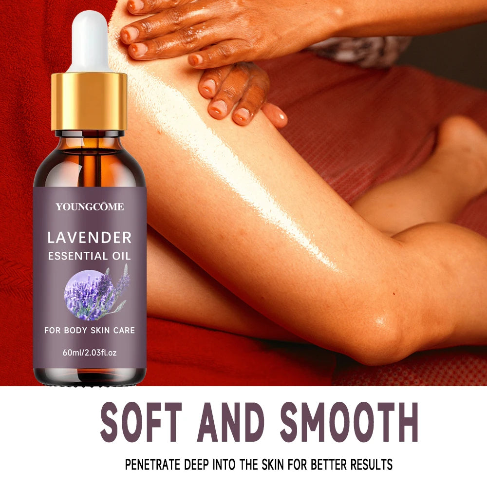Organic Lavender Essential Oil 100% Pure Aromatherapy for Sleep & Stress Relief, Skin