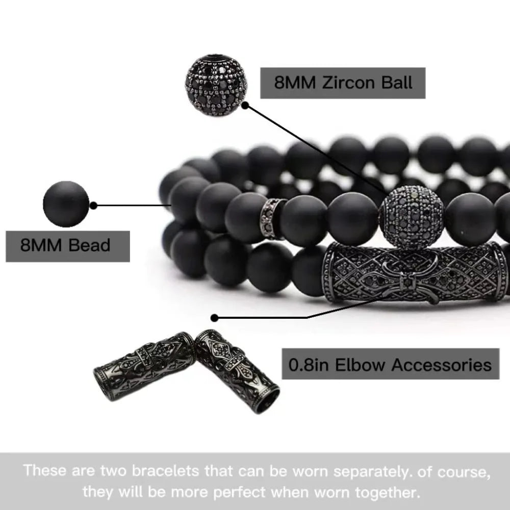Blak Obsidian Bracelet, Handmade Beaded 8MM Crystal Beads,Adjustable Stretch Bracelet,Chakra Bracelet,Protection Bracelet,Bring