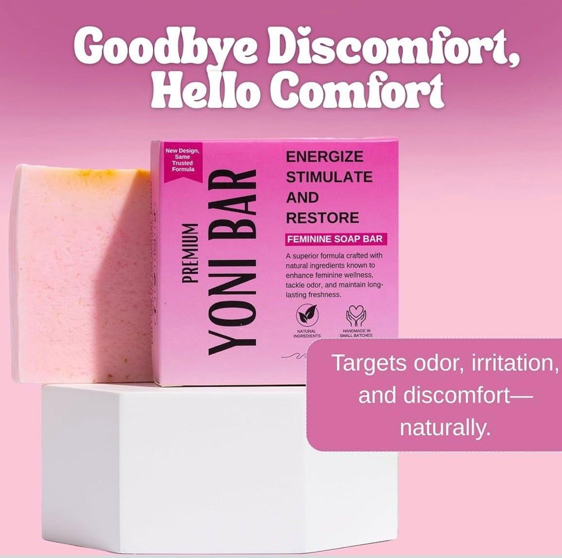 Yoni Bar - Natural Feminine Care soap for pH Balance - Organic Herbal - Vegan
